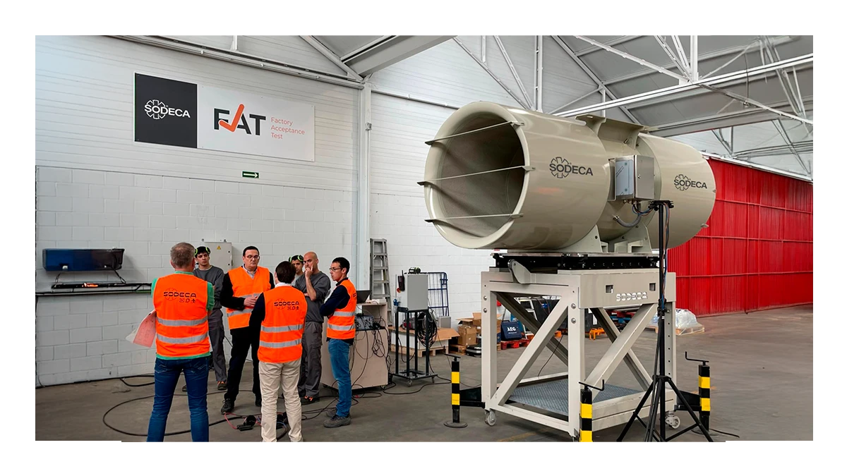 SODECA performs FAT tests in the presence of customers, demonstrating a proactive approach to the quality of its equipment